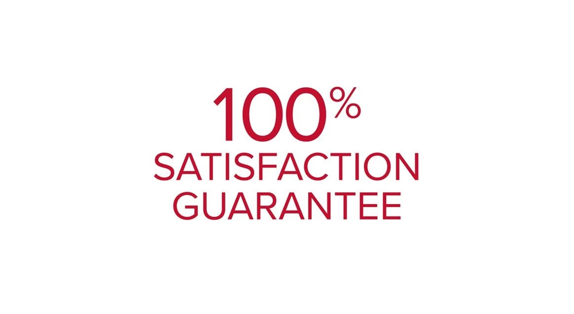 100% Satisfaction Guarantee